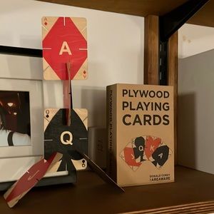 Areaware || Birch Plywood Playing Cards